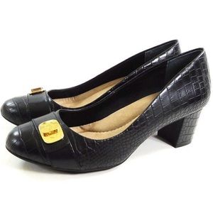 Gianni Bernini Snake Print Heels